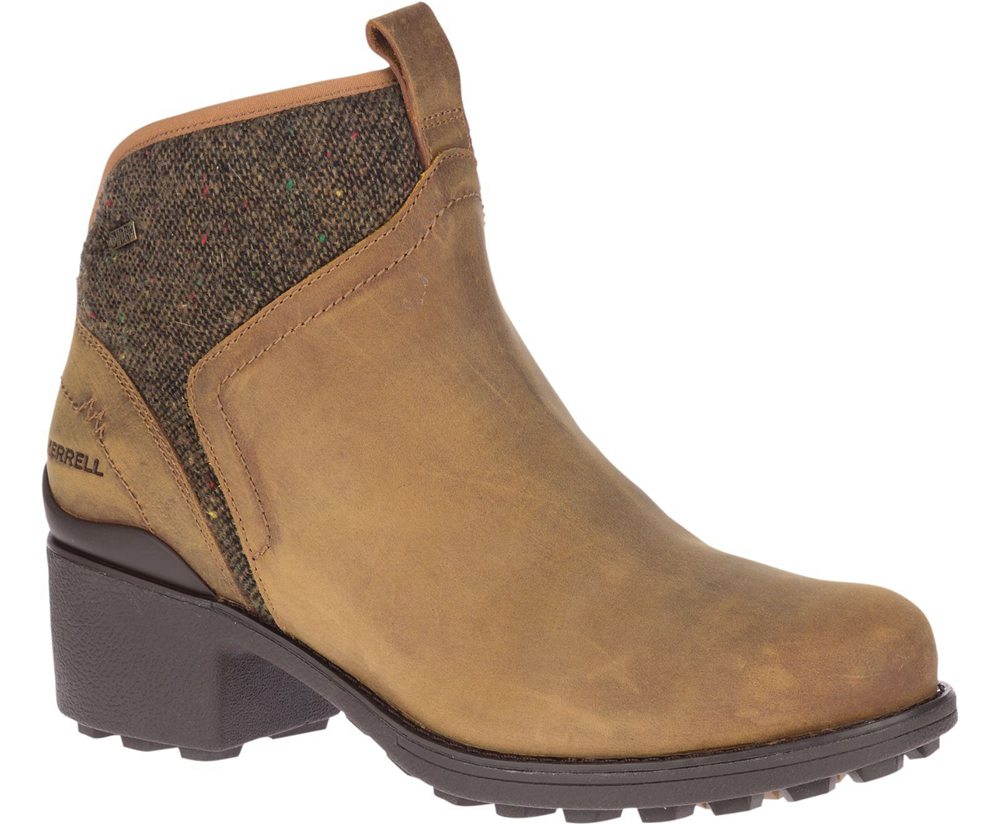 Merrell Støvler Dame - Chateau Ii Mid Pull Waterproof - Brune - YBH240786